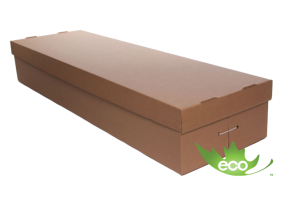 cardboard casket