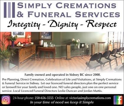 Funeral Services in Victoria BC and Sidney BC – Ad