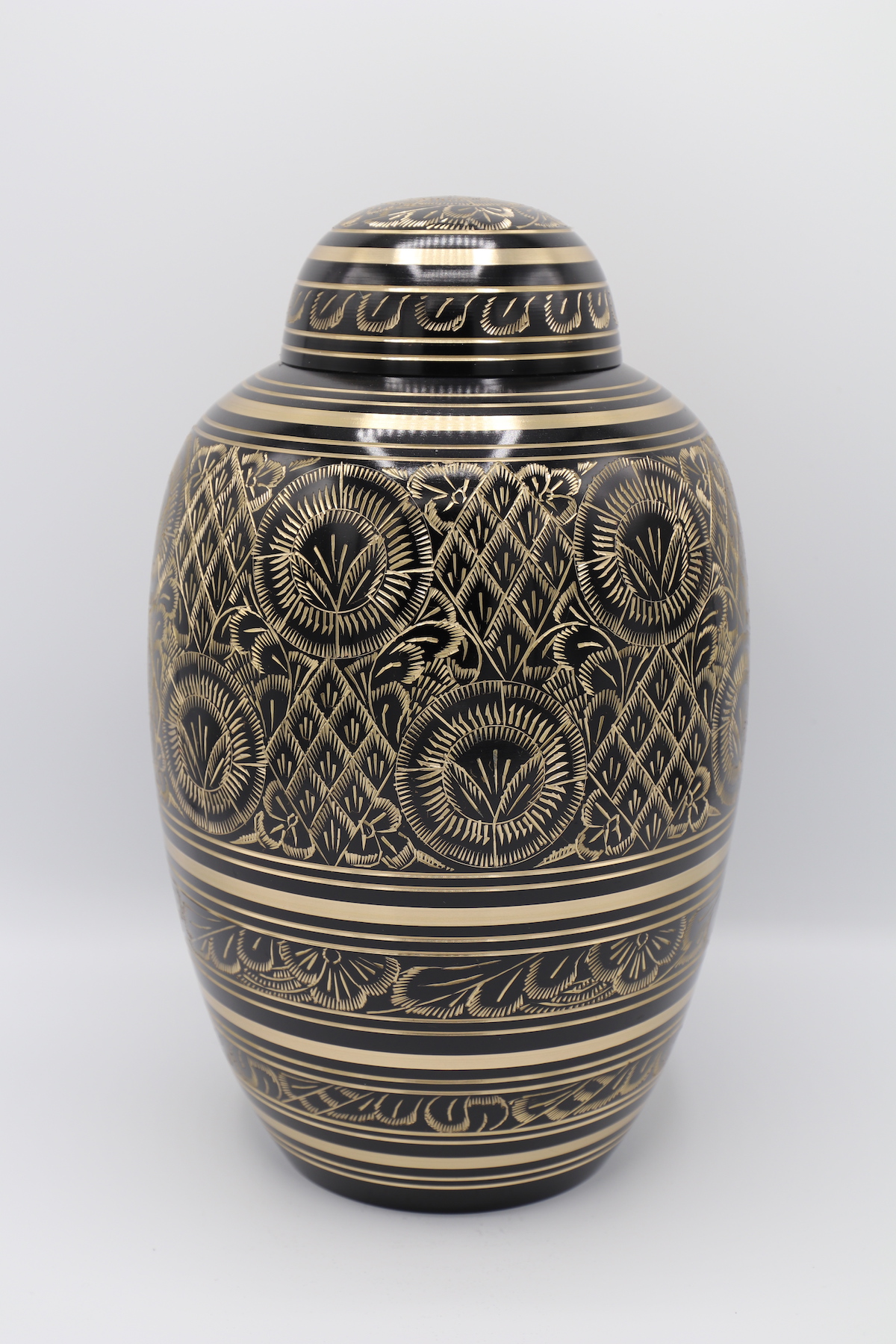 Classic Black Cremation Urn