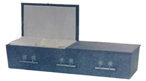 Grey Mazri Cremation Casket - Simply Cremations Victoria